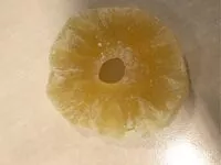 Mängden socker i Ananas en tranche sechée