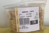 Mängden socker i Banane chips