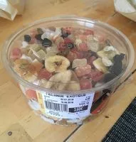 Mängden socker i Mélange éxotique