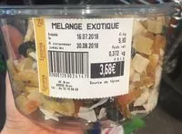 Mängden socker i Melange exotique