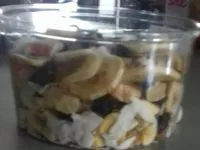 Mängden socker i Mélange exotique