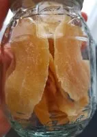 Mängden socker i Mangue déshydratée en lamelles
