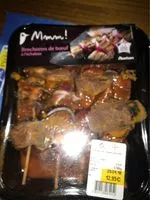 Mängden socker i Brochette de boeuf