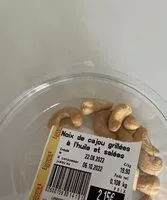 Mängden socker i Noix de cajou grillées à l’huile et salées