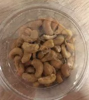 Mängden socker i Noix de cajou grillées à l'huile et salées