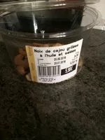 Mängden socker i Noix de cajou grillees