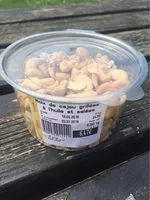 Mängden socker i Noix de cajou grillées à l'huile et salées