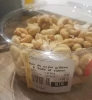 Mängden socker i Noix de cajou grillées à l' huile et salées