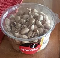 Mängden socker i Pistaches grillées à sec et salées