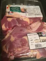 Mängden socker i Plateau cuisses et manchons canard