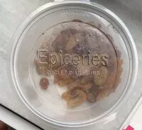 Mängden socker i Raisins secs - Golden Jumbo