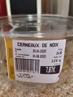 Mängden socker i Cerneaux de Noix