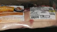Mängden socker i Poitrine de porc demi sel