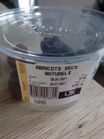 Mängden socker i Abricots secs naturels