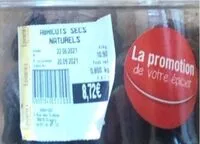 Mängden socker i Abricots Secs Naturels