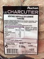 Mängden socker i Andouille de guémené