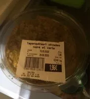 Mängden socker i Tapenades olivades noire et verte