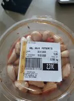 Mängden socker i Ail aux piments