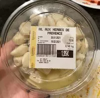 Mängden socker i Ail aux herbes de provence