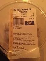 Mängden socker i Ail aux herbes de provence