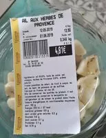 Mängden socker i Ail aux herbes de Provence