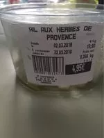 Mängden socker i Ail aux herbes de provence