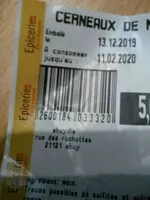 Mängden socker i Cerneaux de noix