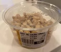 Mängden socker i Noix de cajou crues
