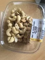 Mängden socker i Noix de cajoux crues