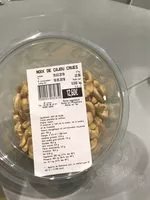 Mängden socker i Noix de cajou