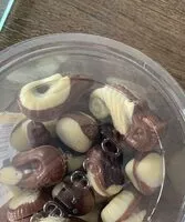 Mängden socker i Fruits de mer praliné