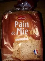 Mängden socker i Pain de mie xxl