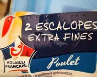 Mängden socker i Escalope de poulet extra fines