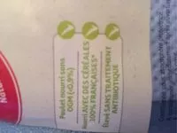 Mängden socker i 2 filets de poulet