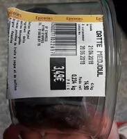 Mängden socker i Datte medjoul