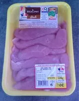 Mängden socker i Escalope de dinde