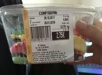 Mängden socker i Confiserie