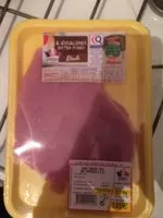 Mängden socker i Escalopes extra fines de dinde