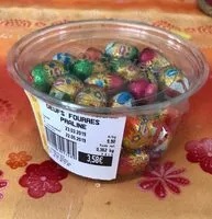 Mängden socker i Oeuf fourrés praline