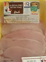 Mängden socker i 6 escalopes de dinde extra fines