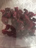 Mängden socker i Cranberries Séchées en Moitiés
