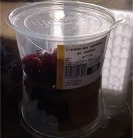 Mängden socker i Cranberries séchées en moitiés