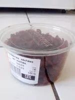 Mängden socker i Cranberries séchées en moitié