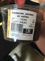 Mängden socker i Cranberries