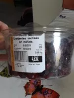 Mängden socker i Cranberries séchées