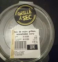 Mängden socker i Noix de cajou grillées, aromatisées curry