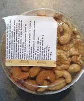 Mängden socker i Noix de cajou