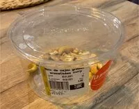 Mängden socker i Noix de cajou grillees aromatisees curry