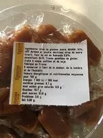 Mängden socker i Caramels à la fleur de sel de Guérande