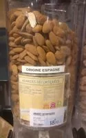 Mängden socker i Amandes Décortiquées